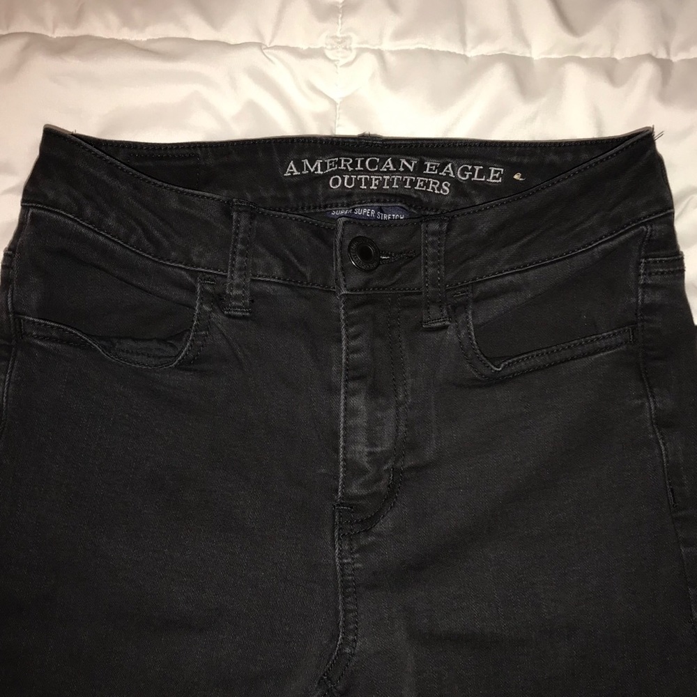 American Eagle black skinny jeans